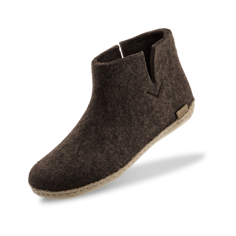 glerups Boot with leather sole Boot with leather sole Nature brown