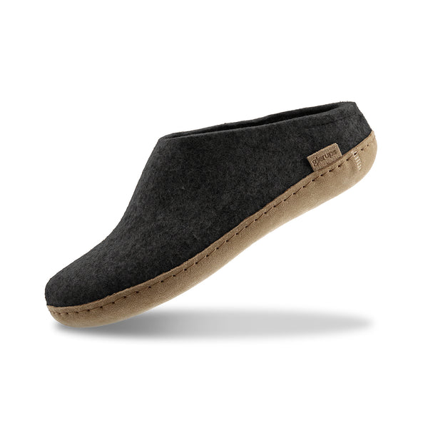 glerups Slip-on with leather sole Slip-on with leather sole Charcoal