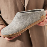 glerups Slip-on with leather sole Slip-on with leather sole Grey