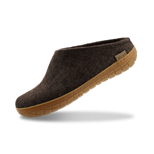 glerups Slip-on with natural rubber sole - honey Slip-on with rubber sole Nature brown